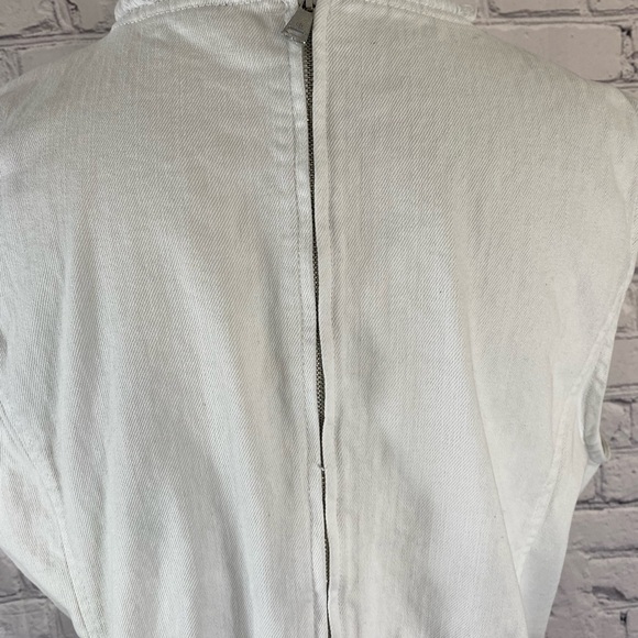 Ralph Lauren White Denim Dress with belt, size 14 - Picture 9 of 12
